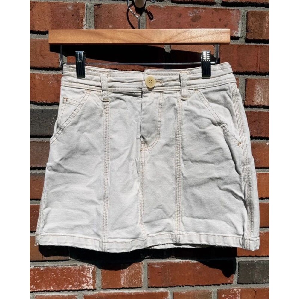 Free People Womens Skirts Free People Lennox Denim Mini Skirt Size 26